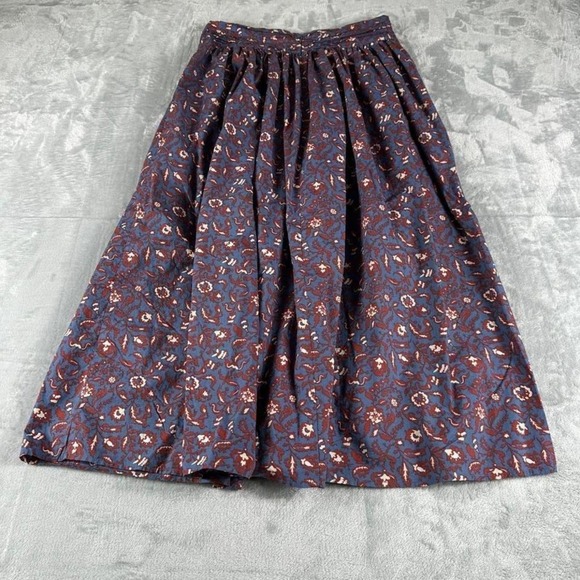 Joie Dresses & Skirts - Joie ALine Midi Skirt Womens 10‎ Purple Boho Dark Academia Cottagecore Retro